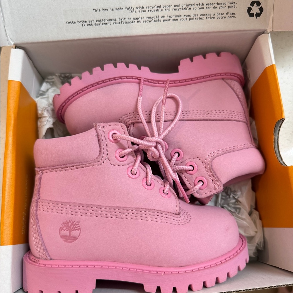 Timberland Light Pink Kids' Boots